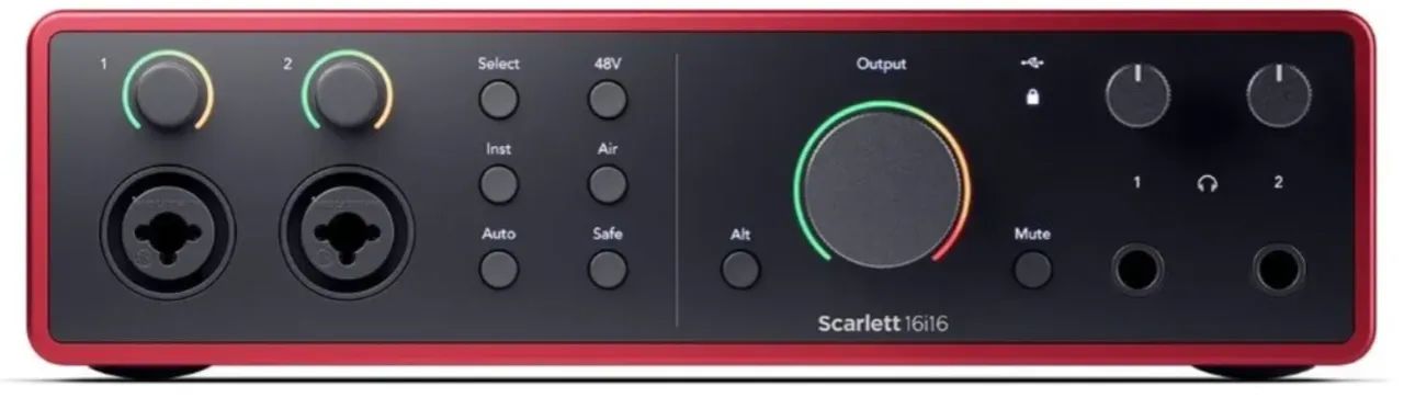Interface de Audio Focusrite Scarlet 16i16 4ª Gen - Equipamentos e