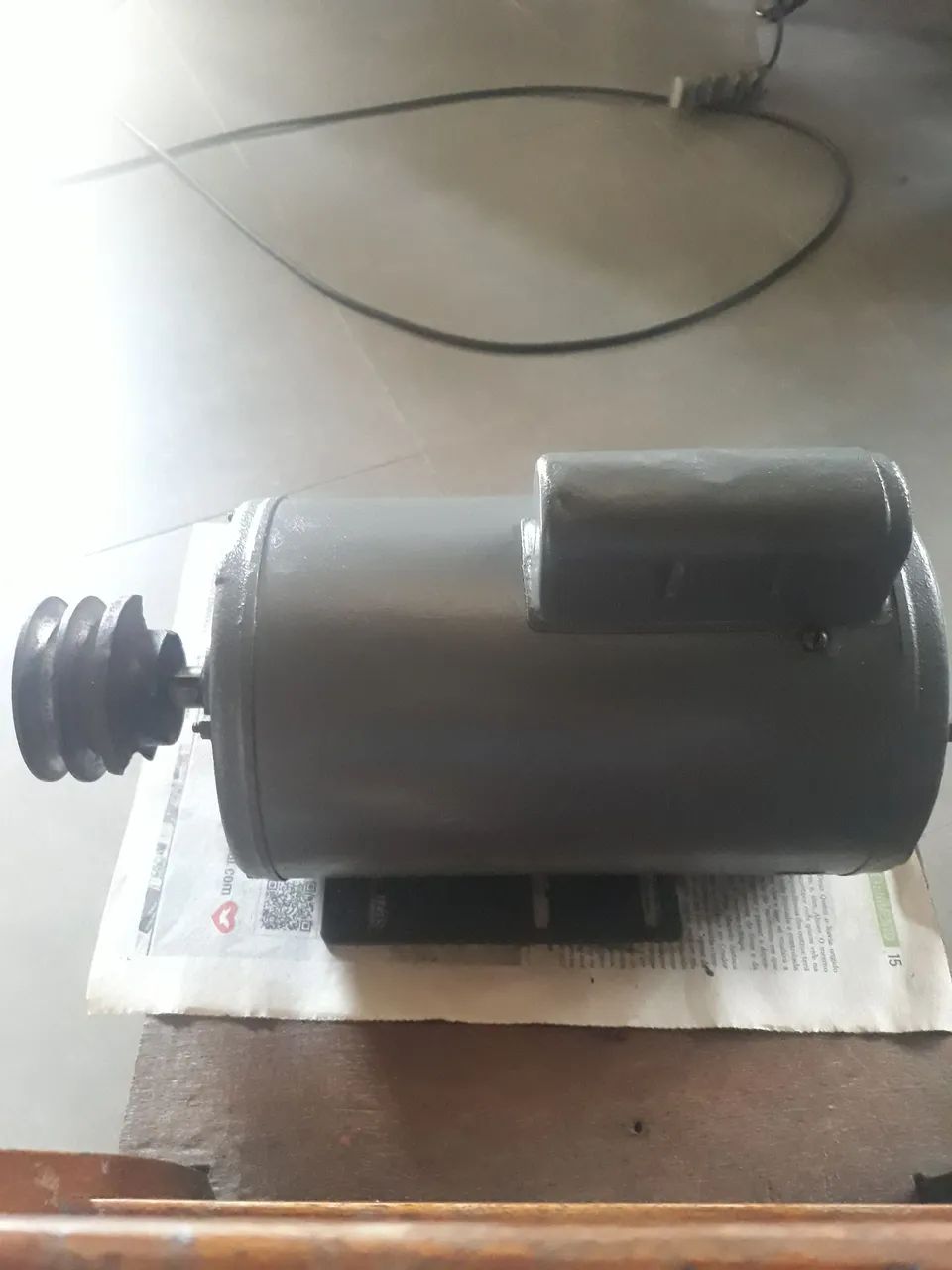 Motor monofásico 1.5 cv marca kohlbach.  - Foto 2