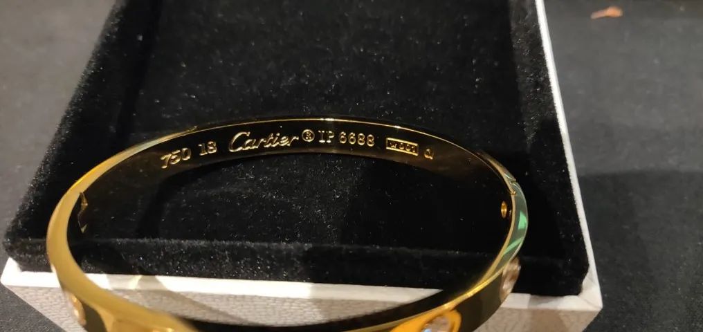 Pulseira Cartier Love (banhada) - Foto 2