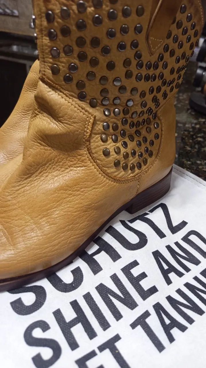 Bota em couro Schutz  - Foto 4