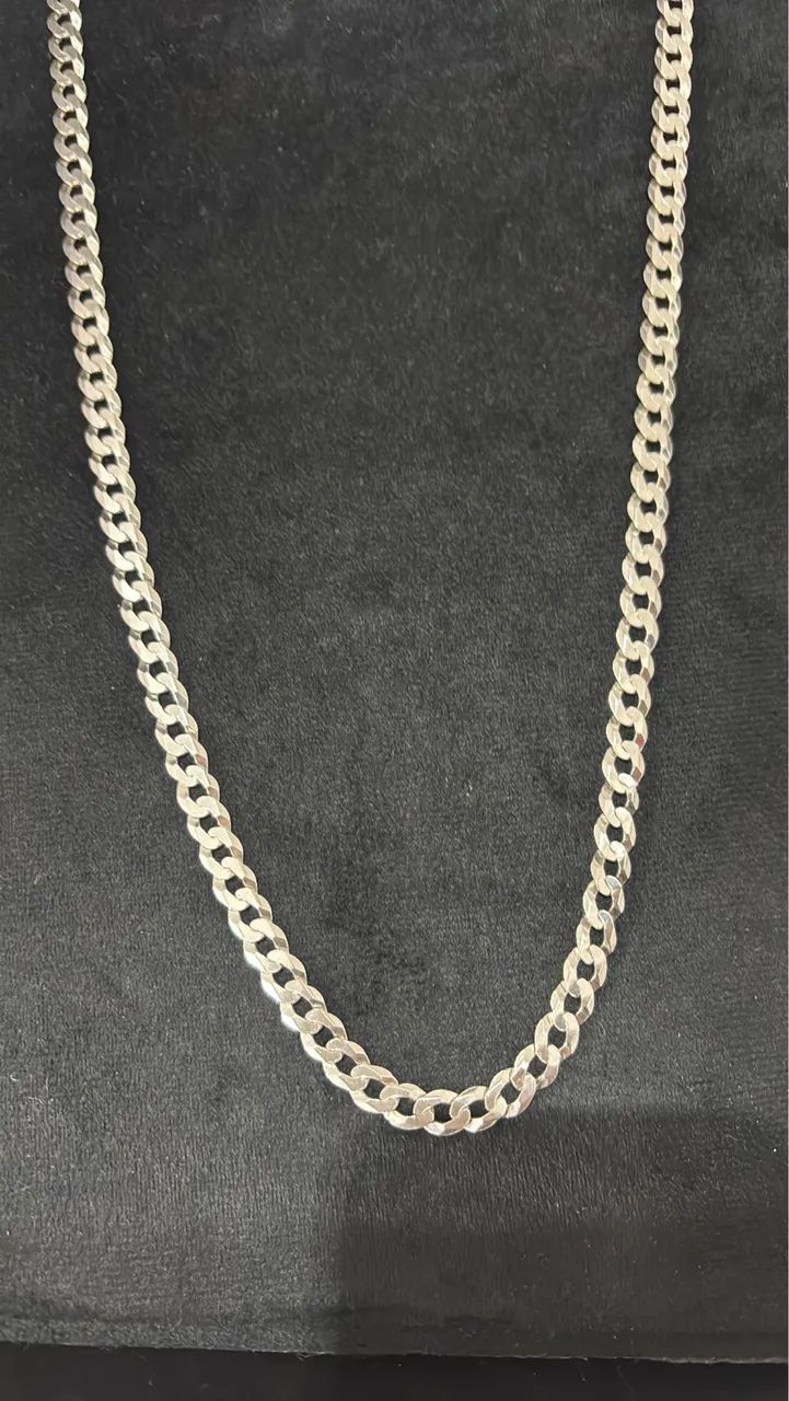 Corda correte de prata 925 - Foto 3