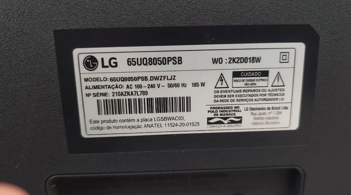 Tv LG 65 polegadas (com defeito) - Foto 2