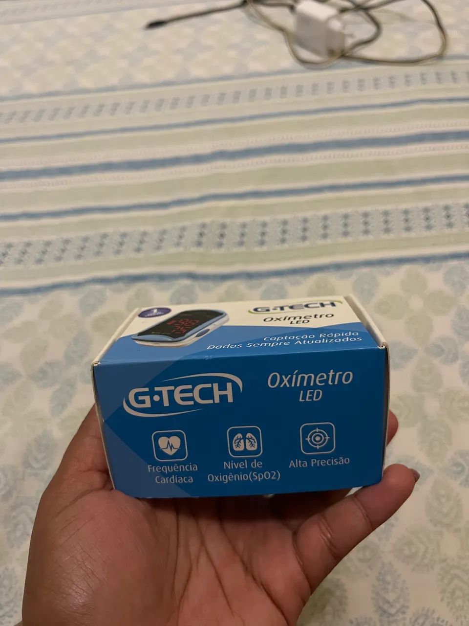 Oxímetro de Dedo G-Tech LED - Novo Lacrado - Foto 3