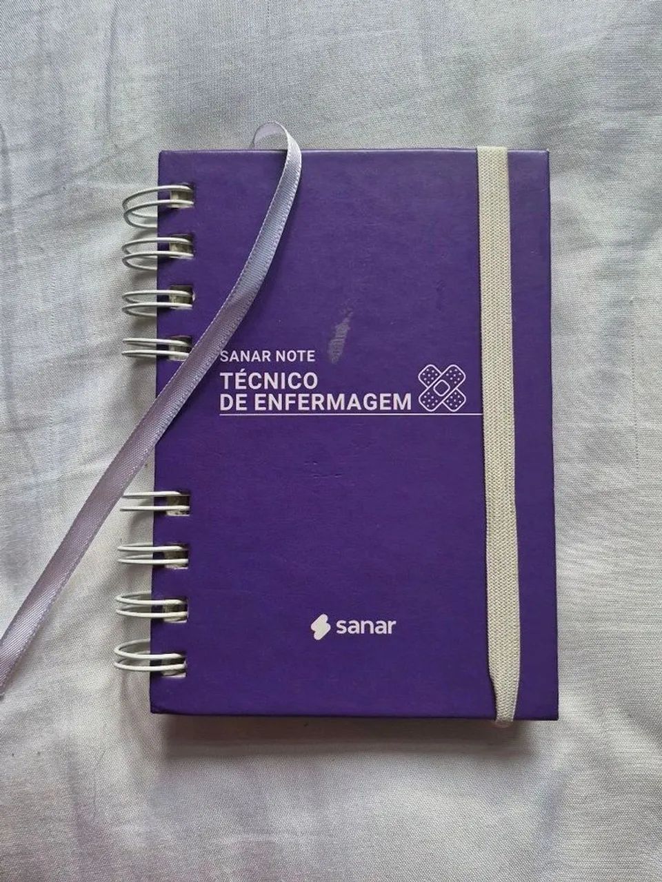 sanar note técnico de enfermagem roxo
