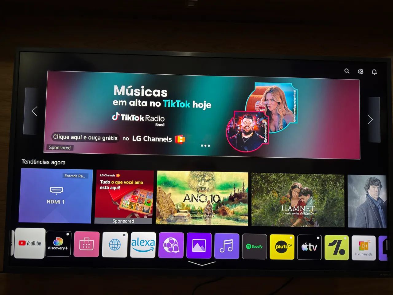 Tv smart NANOCCEL LG 50 polegadas ultra 4k com vídeo game integrado  - Foto 4