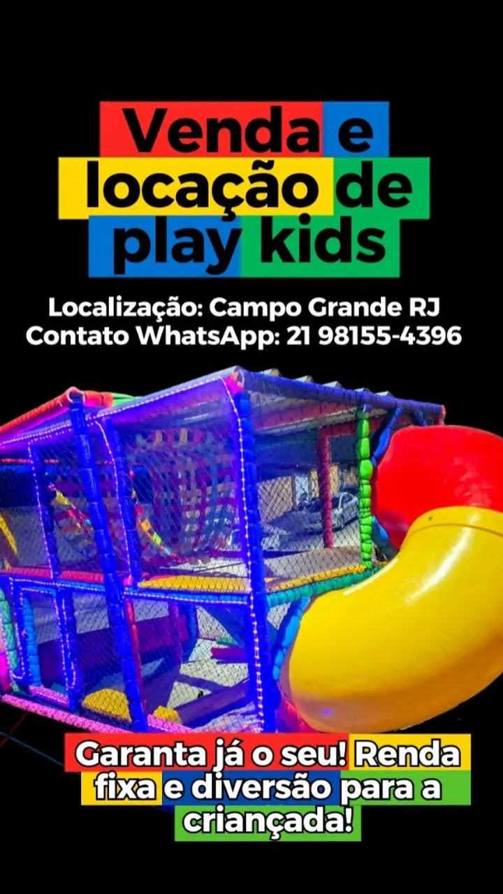 Carretinha play ground 0km