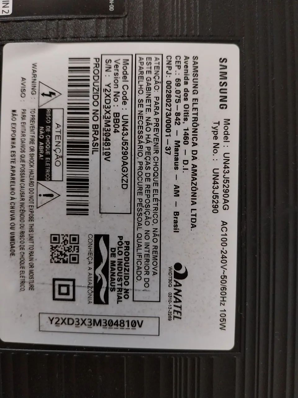 Tv Samsung 43 Polegadas (Com Defeito) - Foto 5