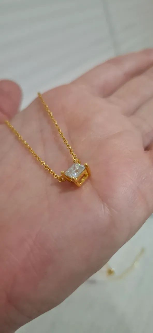Ponto de luz moissanite 1.0ct - Foto 4