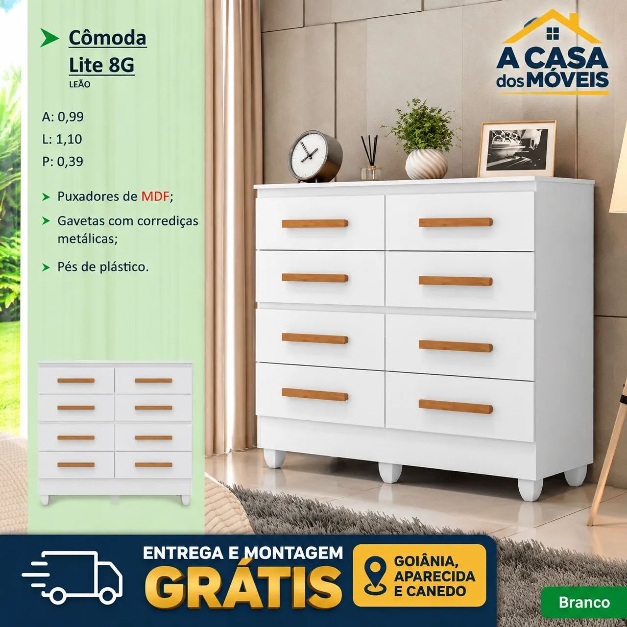 Comoda Lite 8g 31312 - Branco
