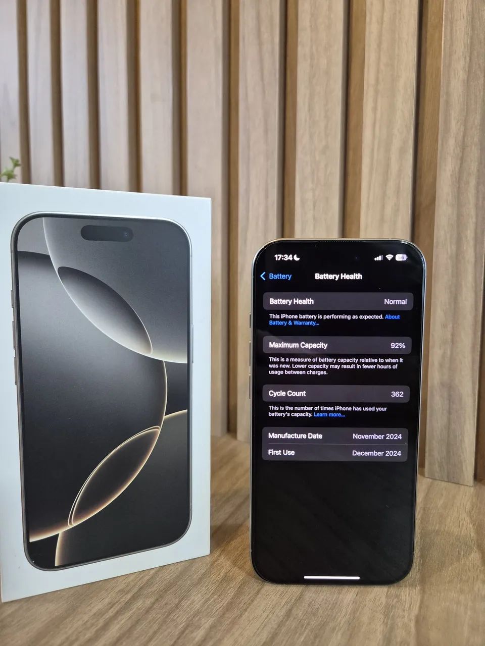 Iphone 16 Pro 256gb - Titânio Natural - Foto 5