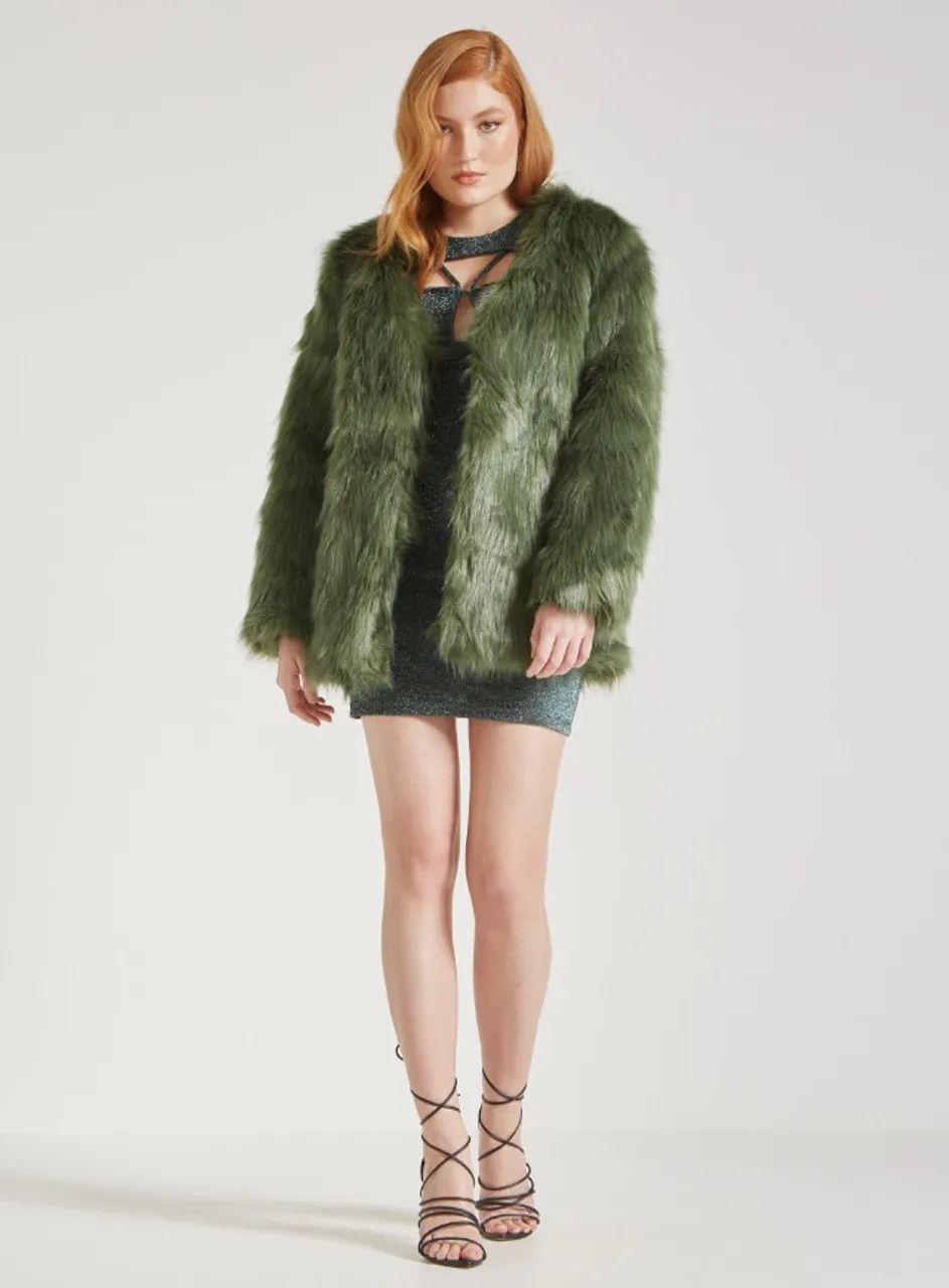 Casaco Forum Pelo Alongado 70%off