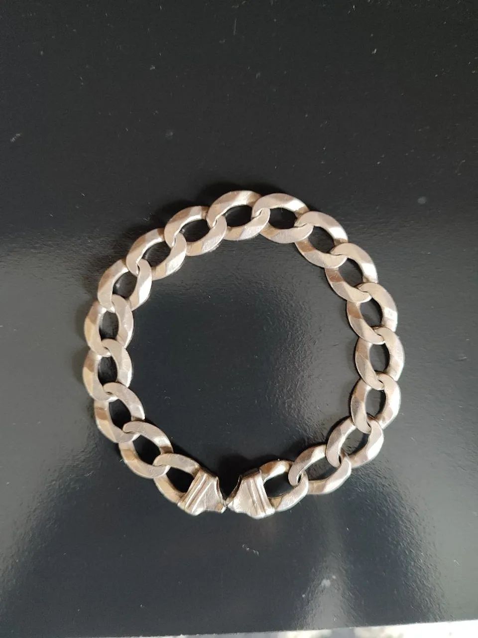 Pulseira Prata 925 Maciça 26g - Elo Grumet - Foto 3