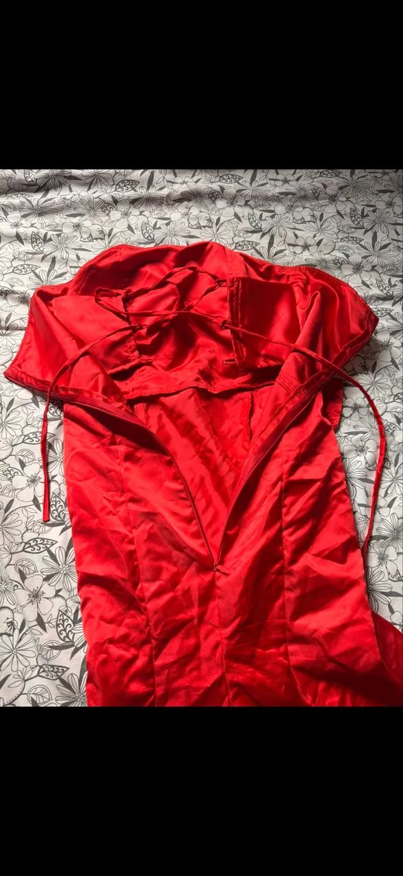 Vestido vermelho casamento - Foto 4