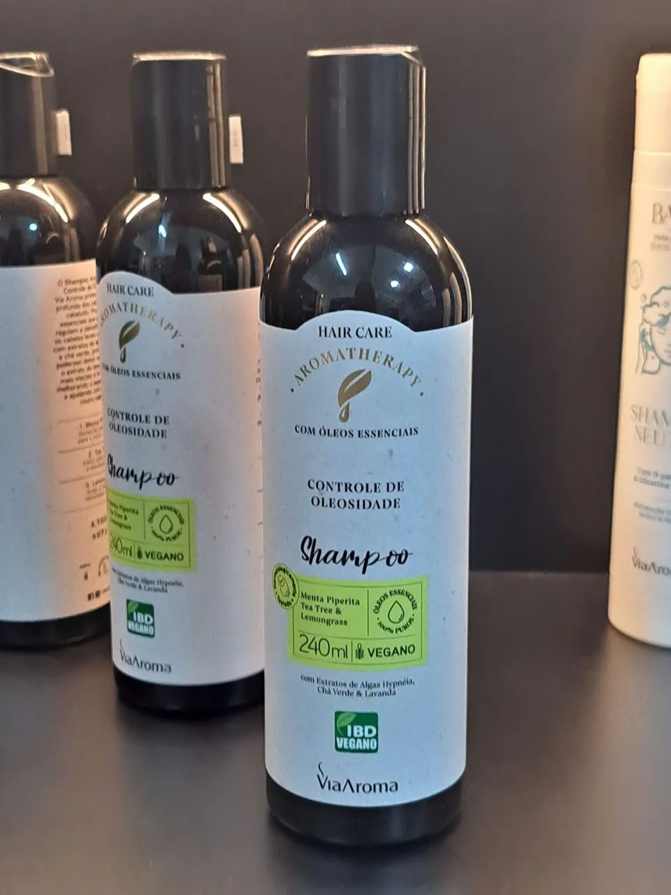 Shampoo aromaterapia controle oleosidade sem corantes e parabenos