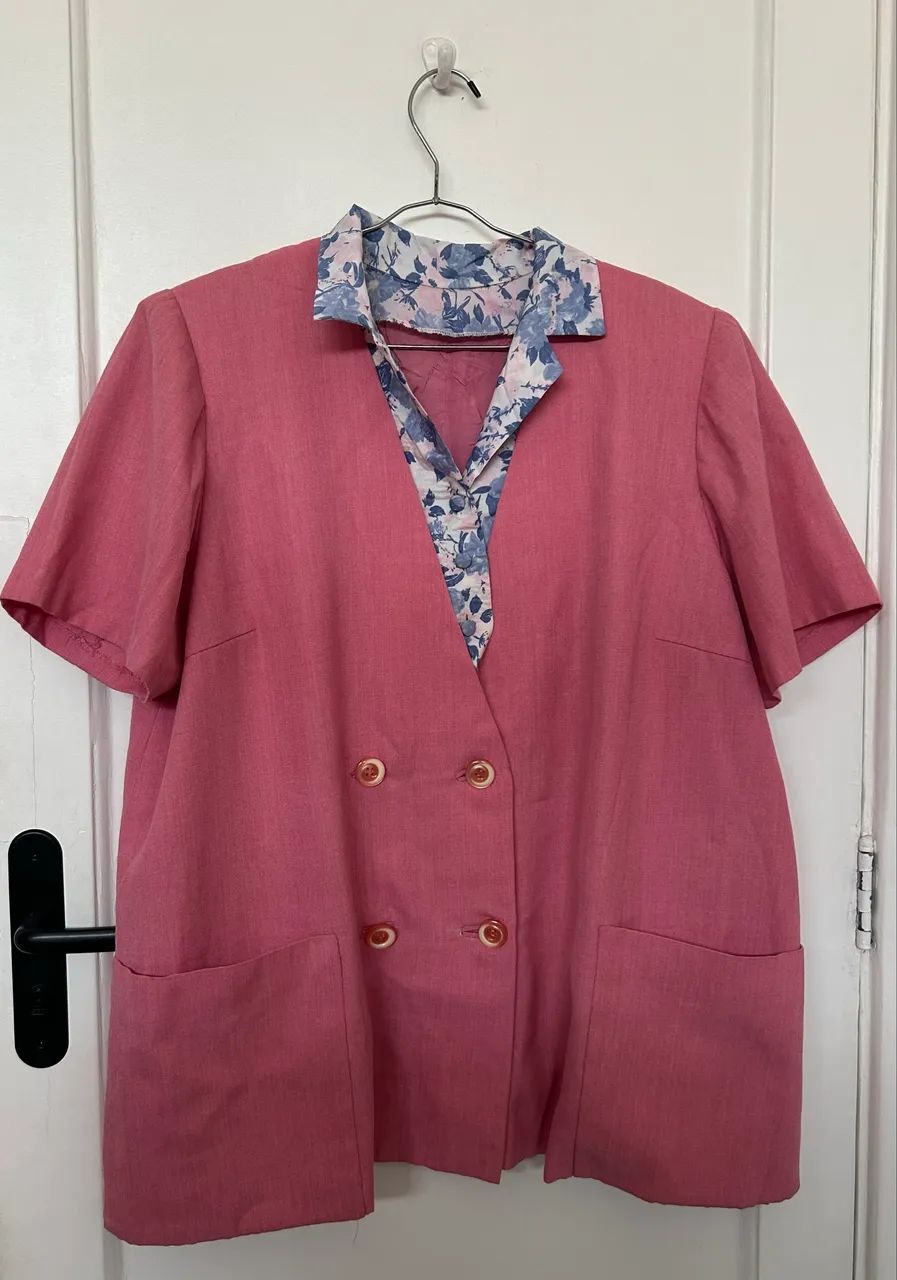 Blusa vintage rosa