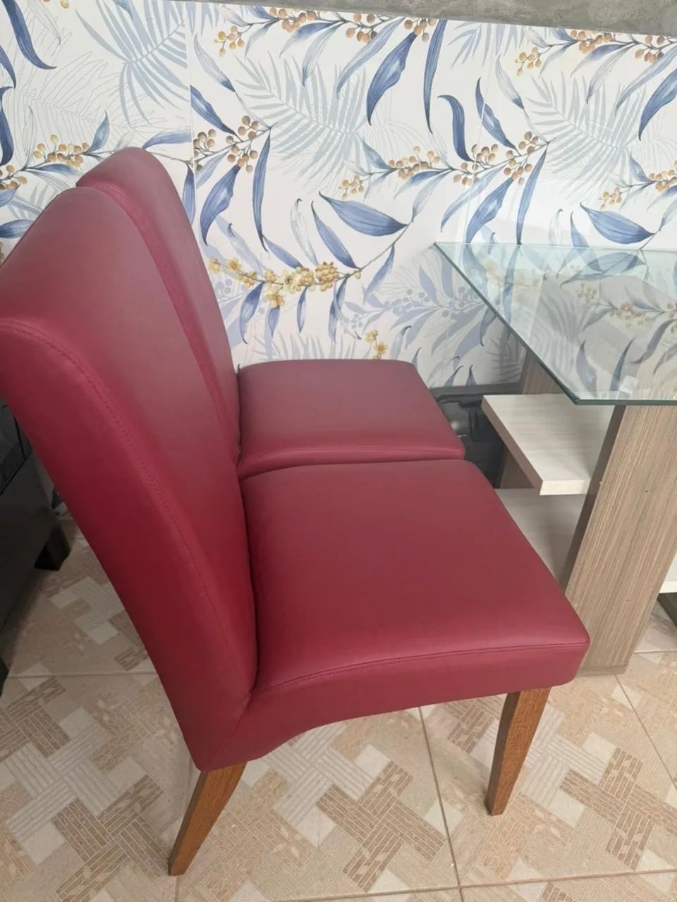 CONJUNTO SALA DE JANTAR C/ 4 CADEIRAS 