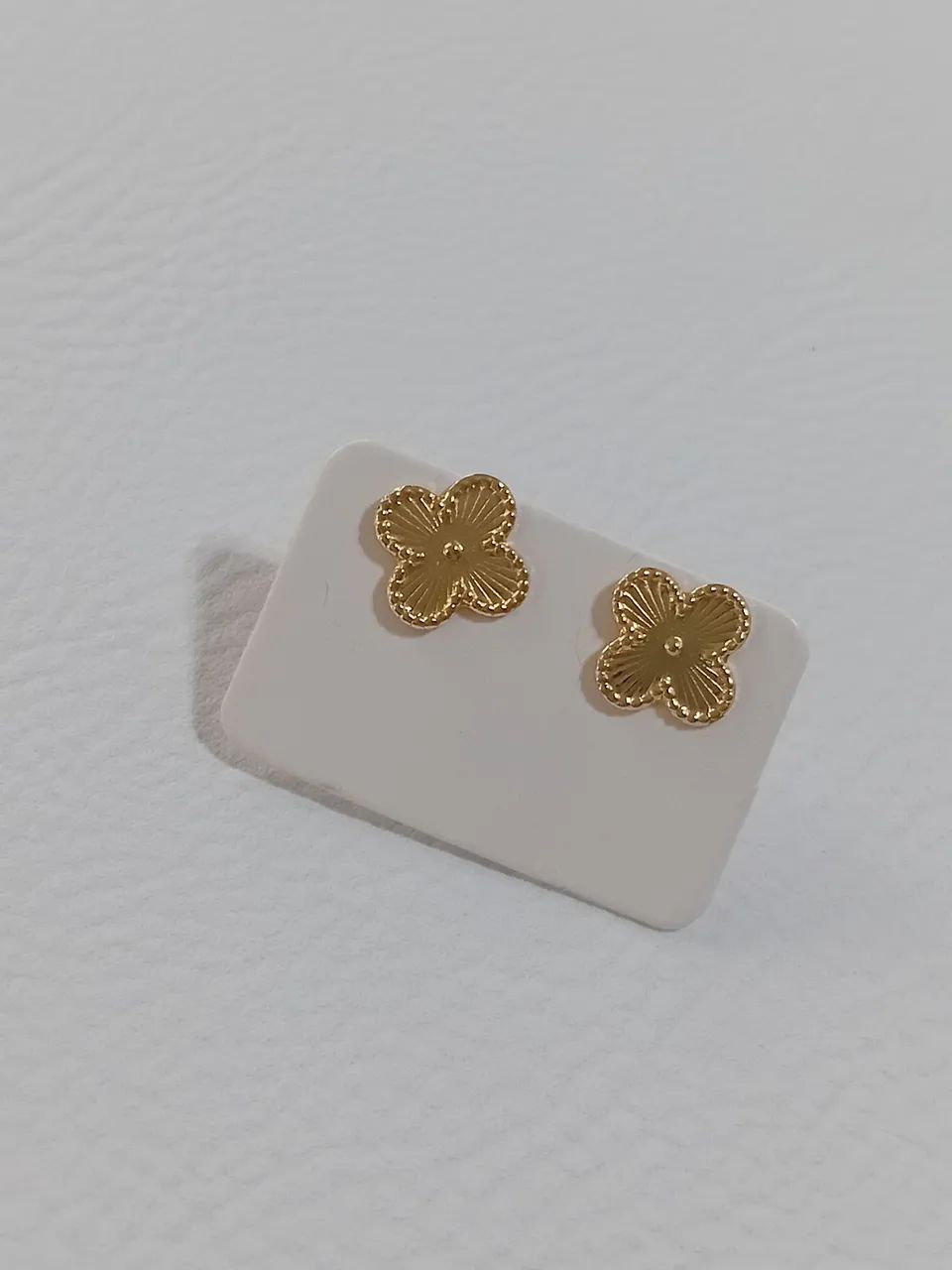 Trevo Dourado e Argola Prata 