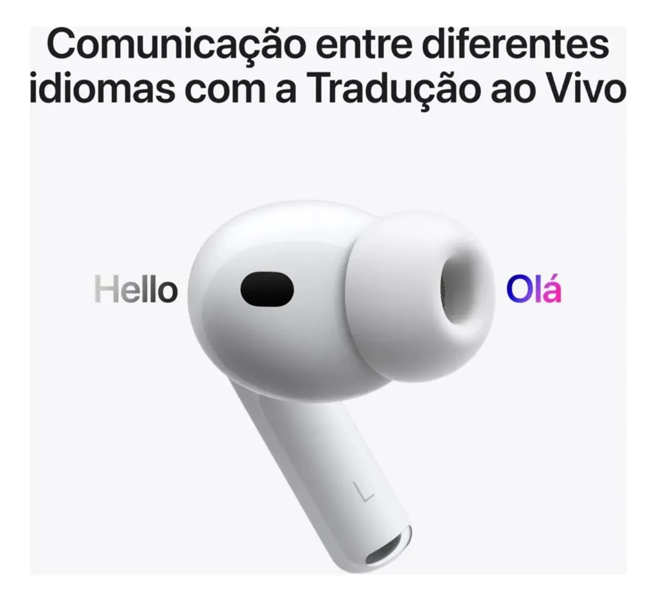AirPods Pro 3 com Estojo MagSafe - Novo e Lacrado na Caixa  - Foto 5