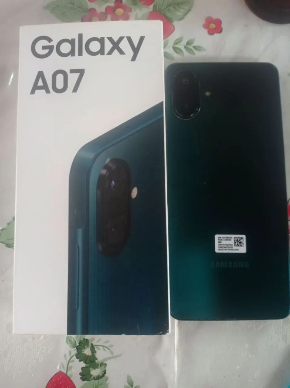 Samsung galaxy A07, 256gb novinho e com nota fiscal.
