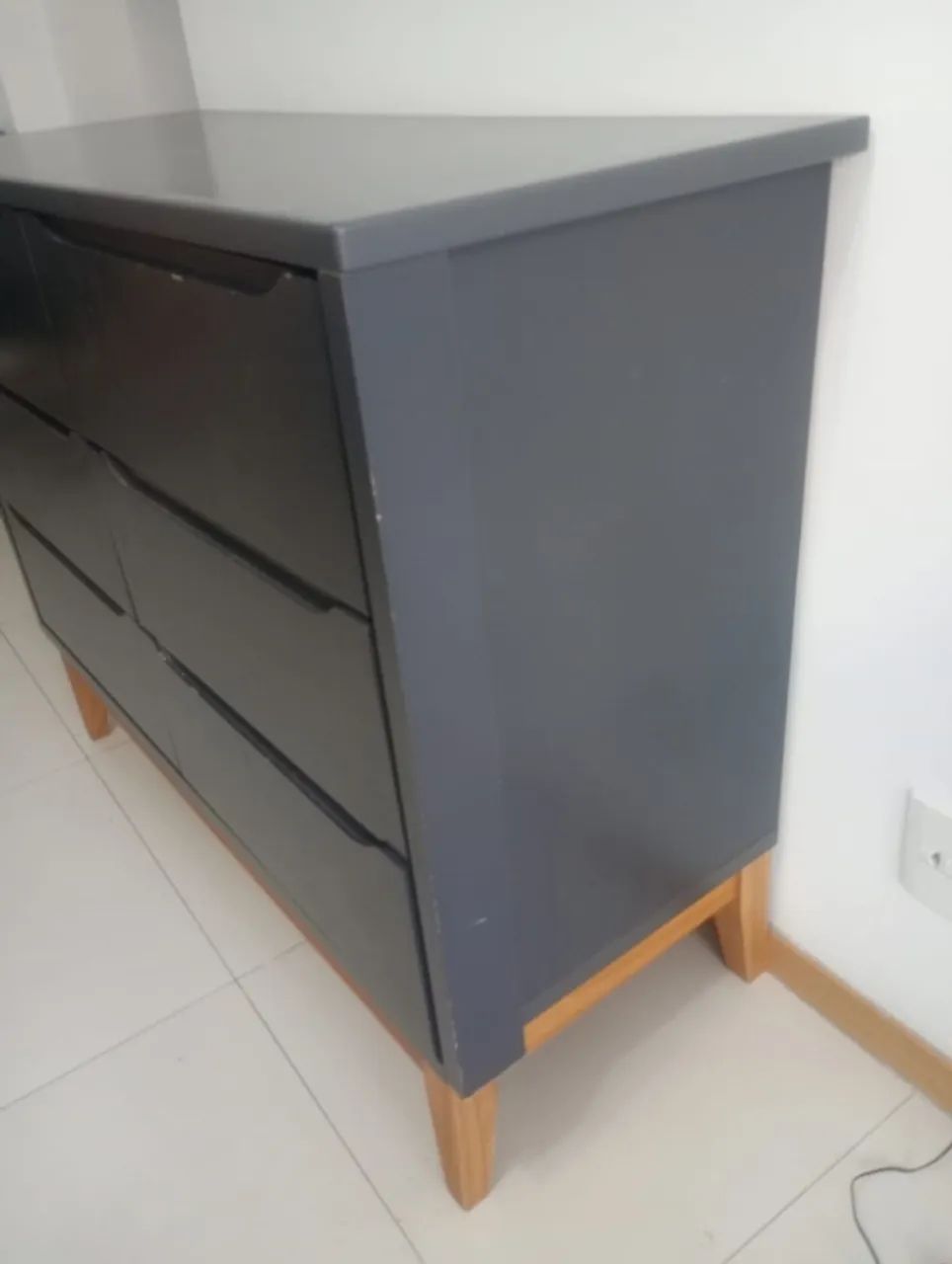 Cômoda estilo Retrô com 6 gavetas - Foto 3