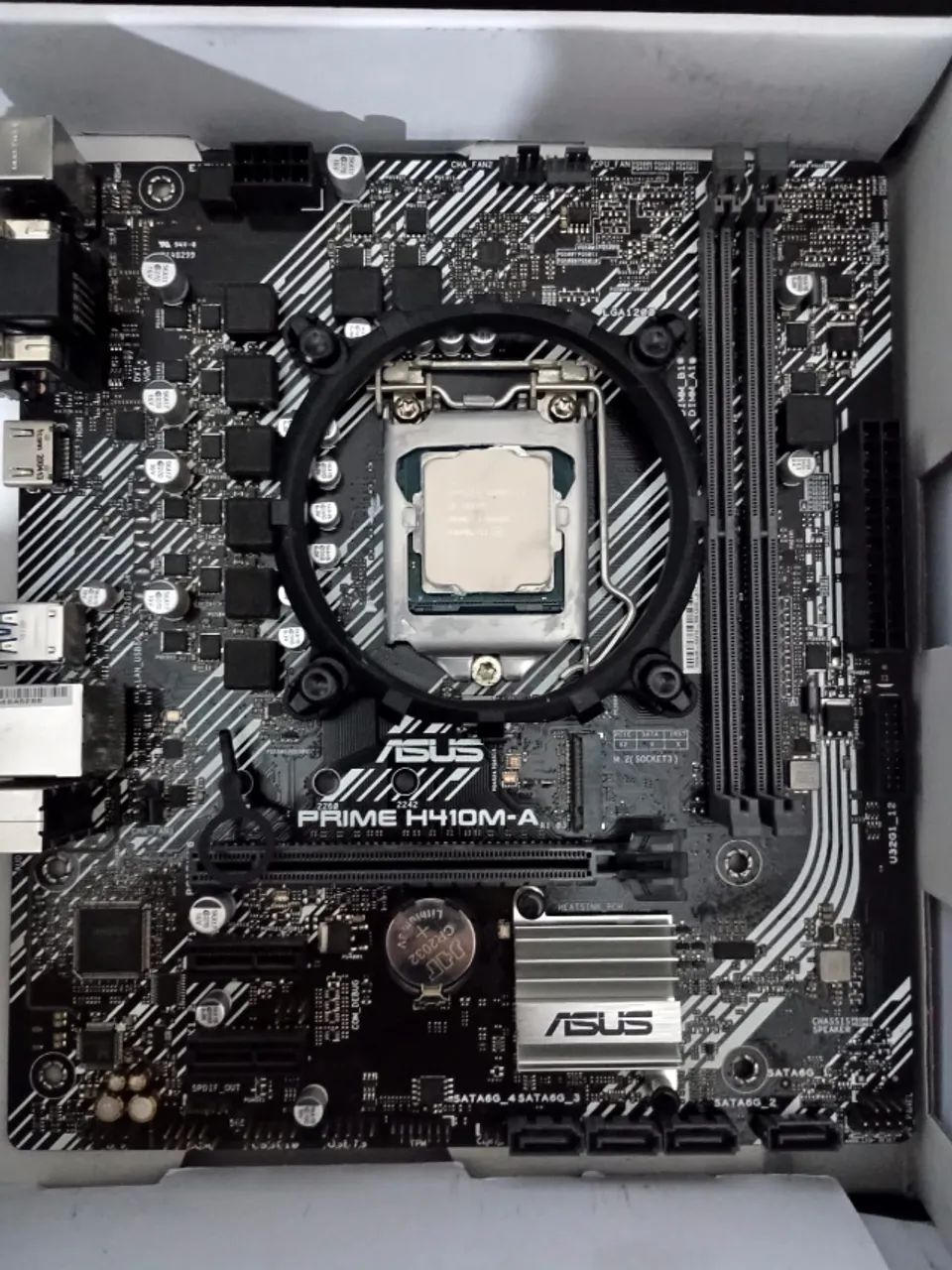 Kit Upgrade i3 10100F + Placa Mãe Asus Prime H410M-A