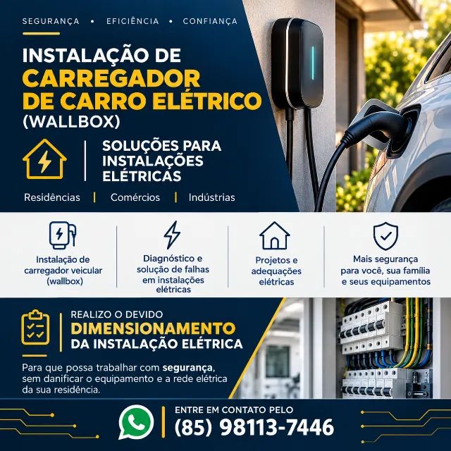 Instalação de Wallbox Carro Elétrico - Serviço Especializado e Seguro