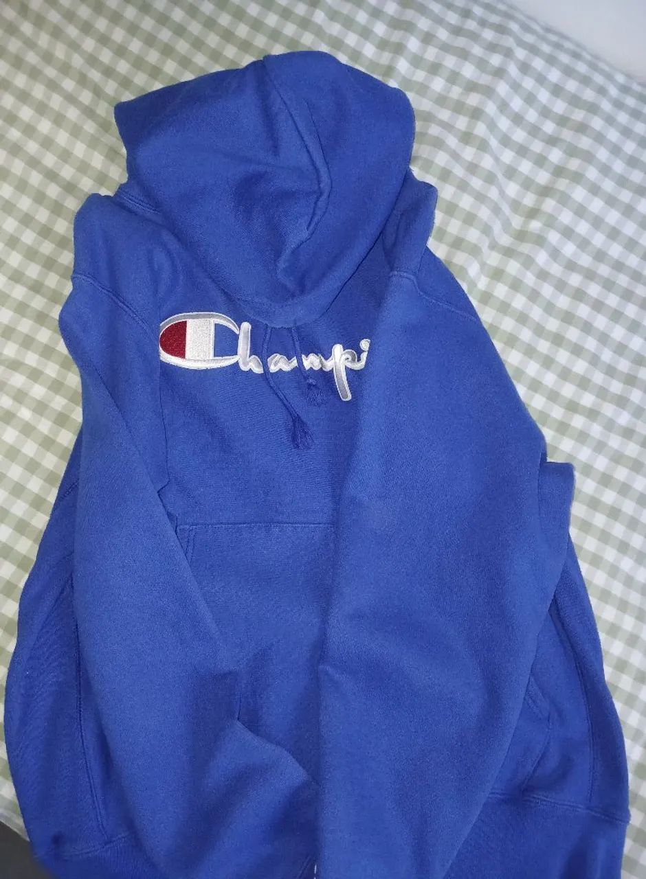 Moletom Champion Canguru Azul<br>