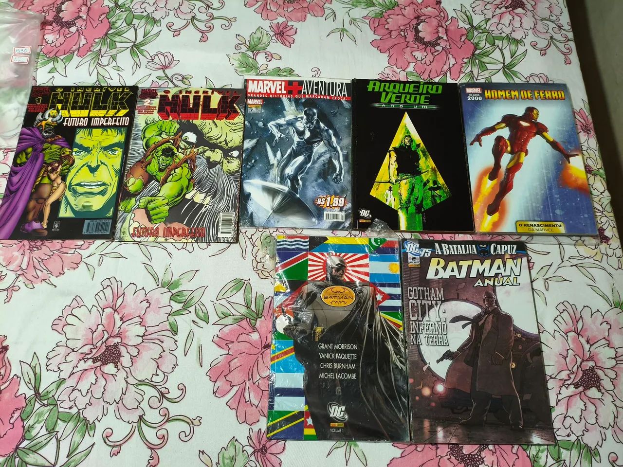 Lote 7 Hqs da Marvel e Dc 