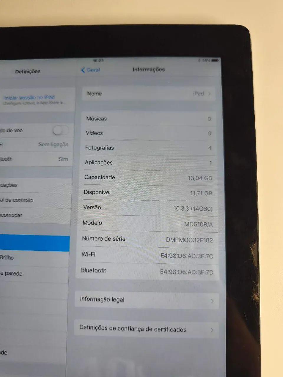 iPad Apple 4ª Geração Funcionando  - Foto 5
