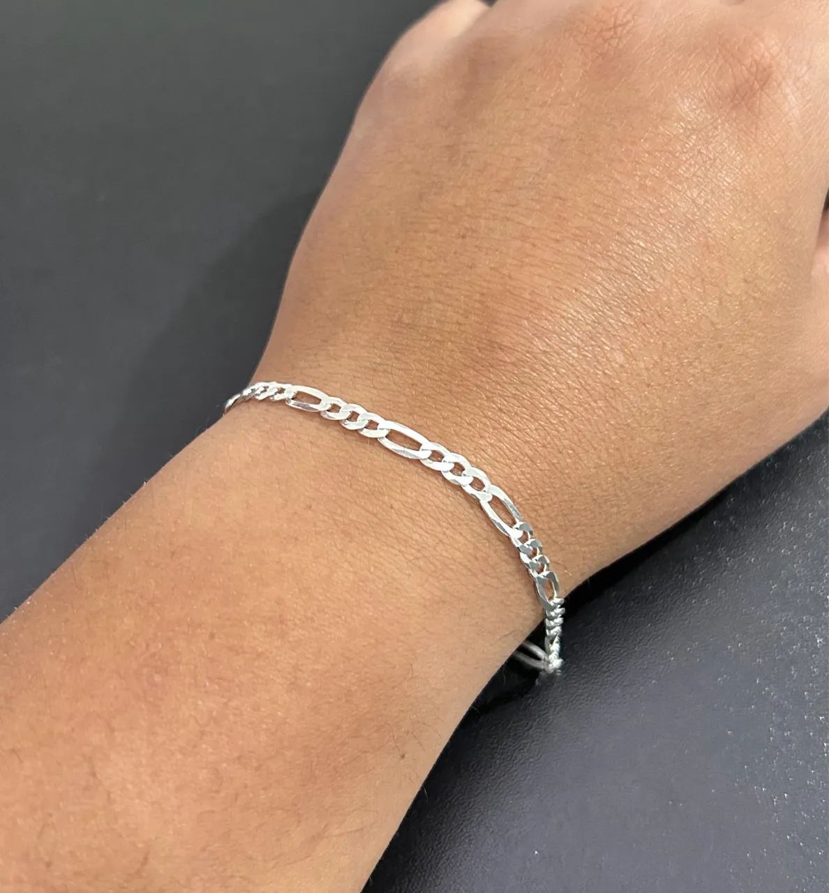 Pulseira de prata nova com garantia 