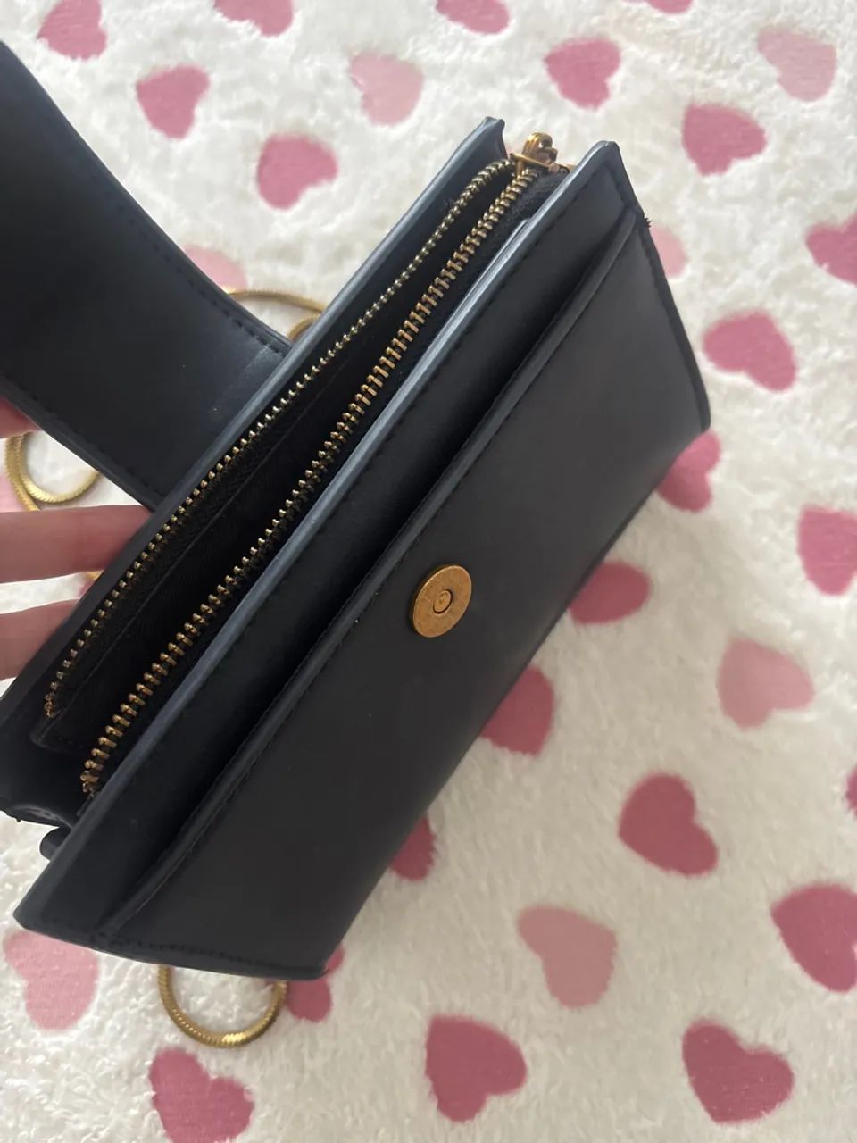 Bolsa d ombro ou Cluth preta  - Foto 2