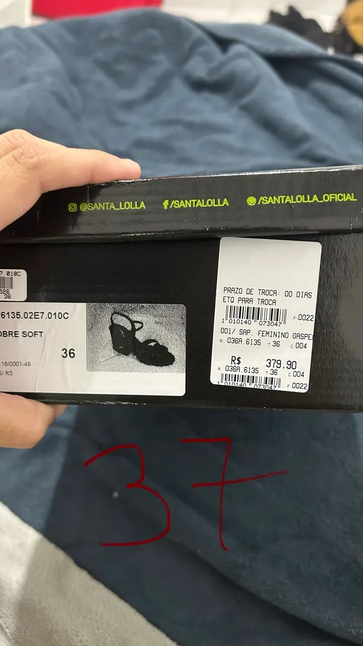 sandália SANTA LOLLA nunca usada - Foto 4