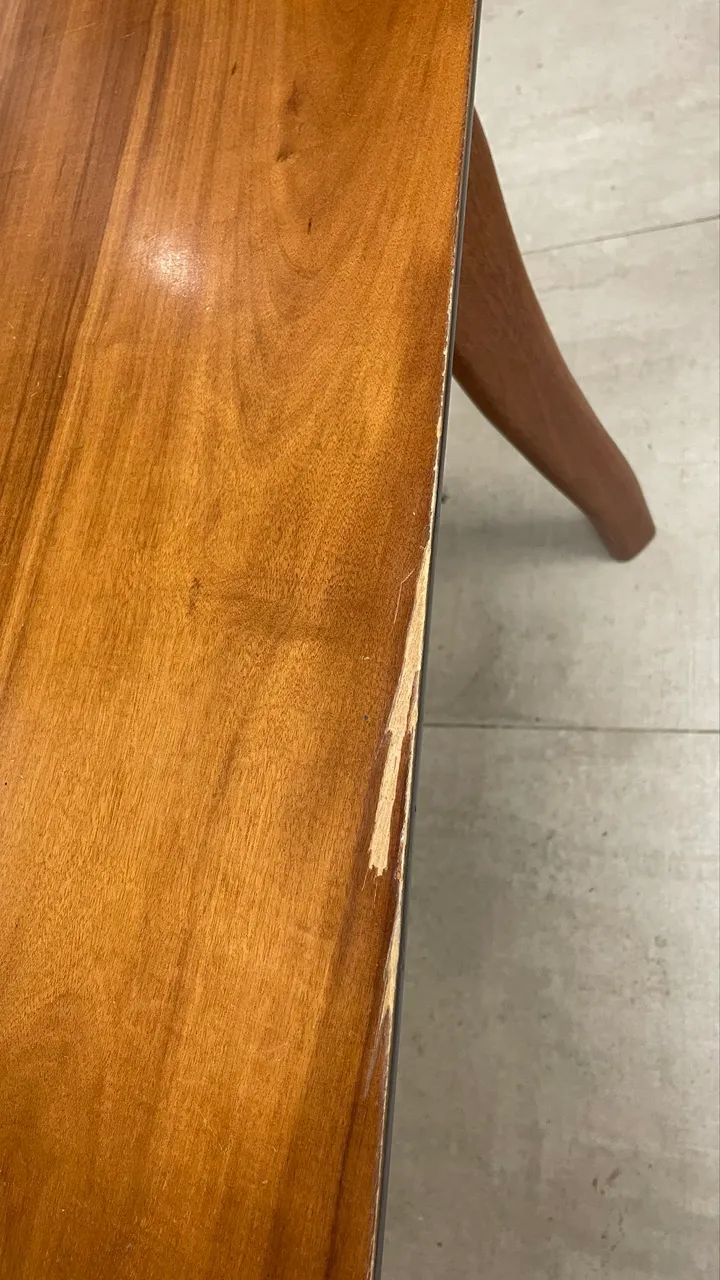 Mesa de madeira maciça retangular - Foto 2