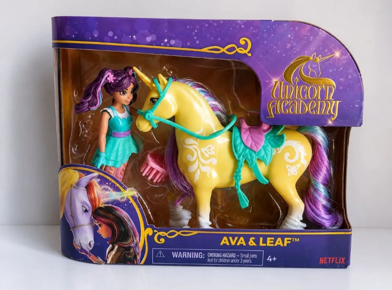 UNICORN ACADEMY| AVA & LEAF? EDIÇÃO ESPECIAL| BONECA + UNICÓRNIO - Foto 2