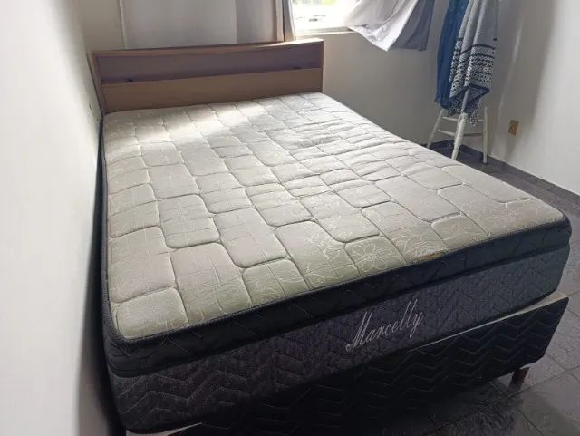 Cama Box + Colchão + Cabeceira com tomadas - Foto 4