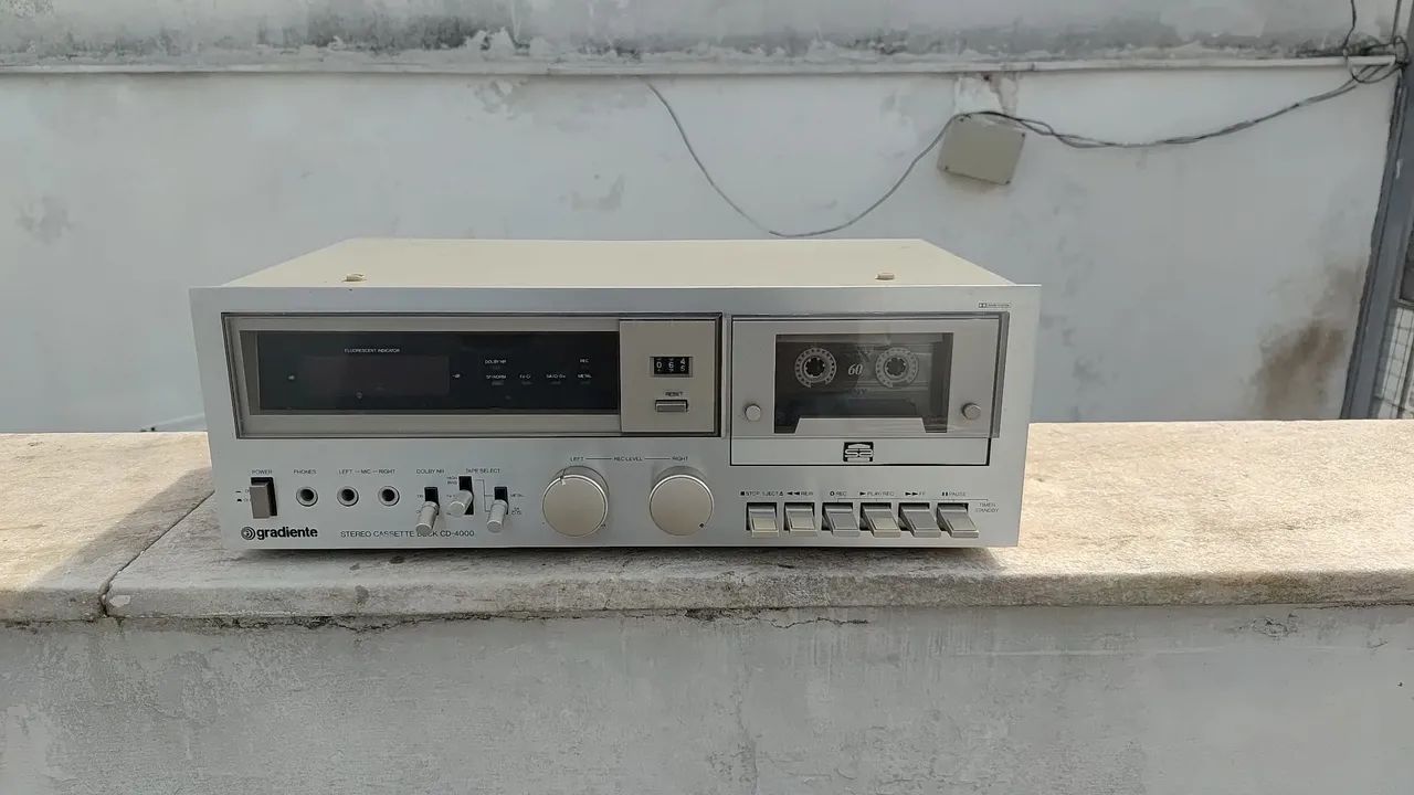 Tape deck gradiente cd4000 funcionando revisado - Foto 5