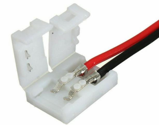 COD-CP323 Kit 5 Unid. Emenda Conector Fita Led 10mm 2 Vias 5050 3528 Automação - Foto 6