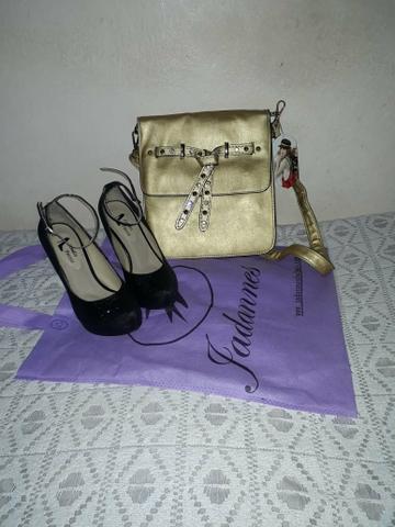 Vendo salto e bolsa semi novos