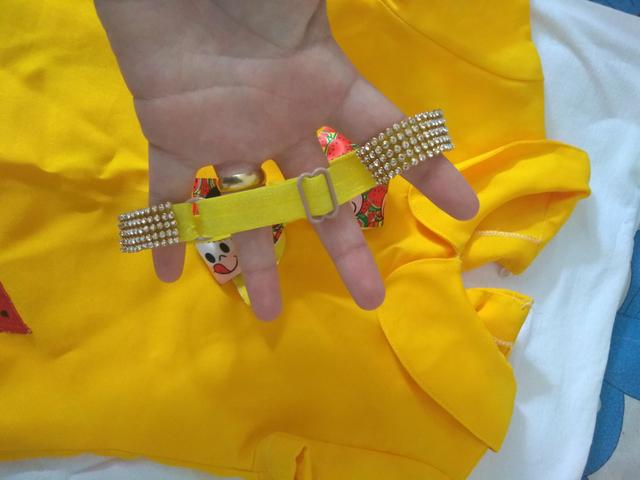 Vestido + tiara da Magali 30.00 tamanho 1 ano