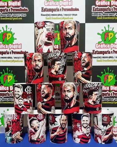 Copos 200ml personalizados flamengo