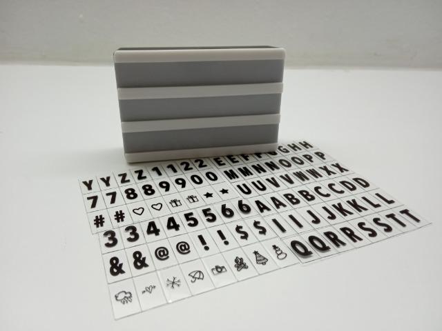 Mini Letreiro Luminária Led Message Light Box Quadro - Foto 5