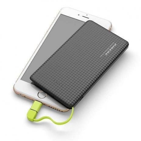 Carregador Original Portátil Power Bank Pineng Pn-952 Preto 5000mah