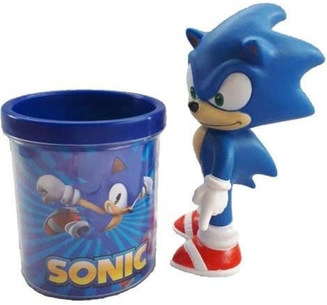 Boneco Sonic Azul Filme Brinquedo Macio 16cm Caneca Personalizada 350ml -  WIN Colecionáveis