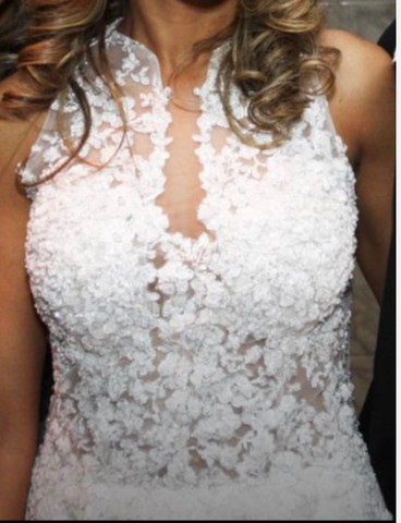 Belíssimo vestido de noiva curto   - Foto 2
