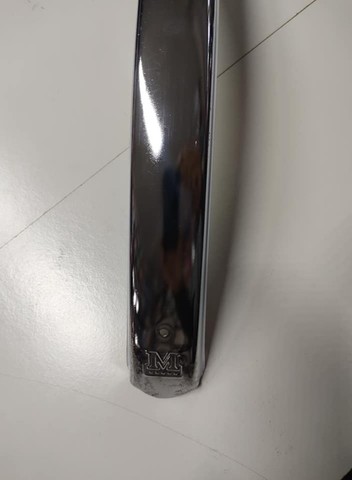 Paralama dianteiro cromado original Monark anos 80 usado em ótimo estado de conservação. - Foto 6