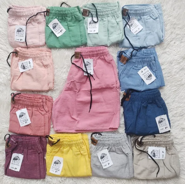 Shorts GG Linho no