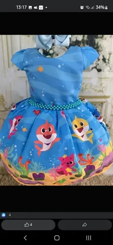 Vestido Moana Disney Riachuelo Tamanho 6