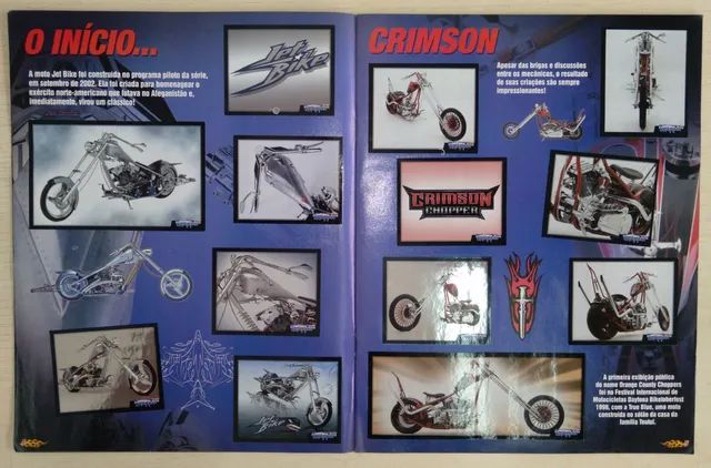 Álbum de figurinhas AMERICAN CHOPPER - Foto 4