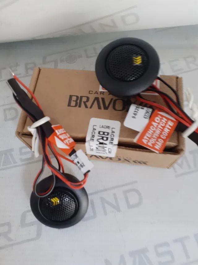 Par de mini Tweeter.  Bravox. Neo point. Novo. Instalado.  - Foto 2