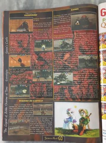 Revista Gamers Book 4 Zelda Ocarina of Time Nintendo 64 - Livros e revistas  - Bancários, João Pessoa 1253042641